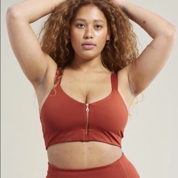 girlfriend collective Other - Girlfriend Collective Monroe Bra XL Rust/Orange